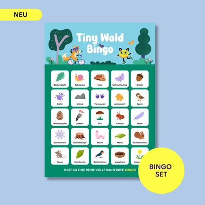 Tiny Wald Bingo - Outdoor-Spiel für Kinder