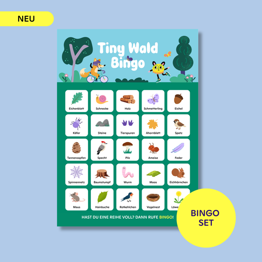 Tiny Wald Bingo - Outdoor-Spiel für Kinder