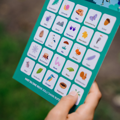 Tiny Wald Bingo - Outdoor-Spiel für Kinder