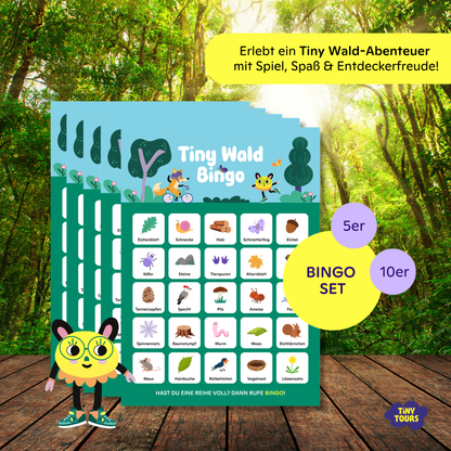Tiny Wald Bingo - Outdoor-Spiel für Kinder